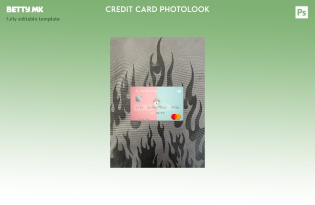 модерен стил Алжир Ал Салам банка мастер картички фото изглед преден шаблон